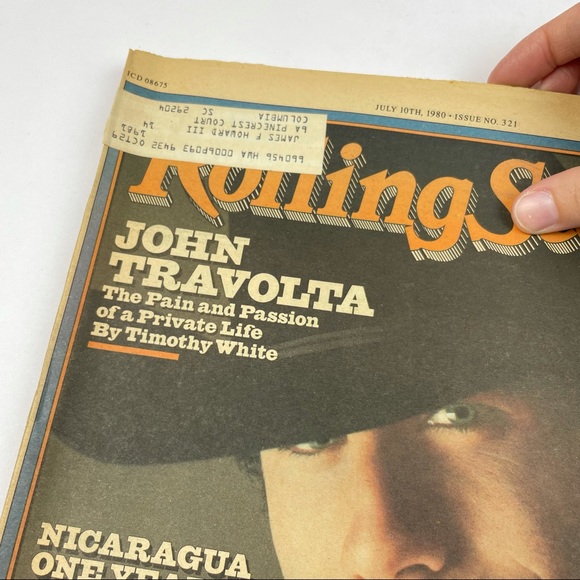 Vintage Rolling Stone Magazine John Travolta July 10, 1980 - Picture 5 of 5
